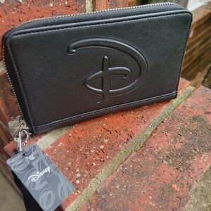 Disney Buckle Down Black Wristlet